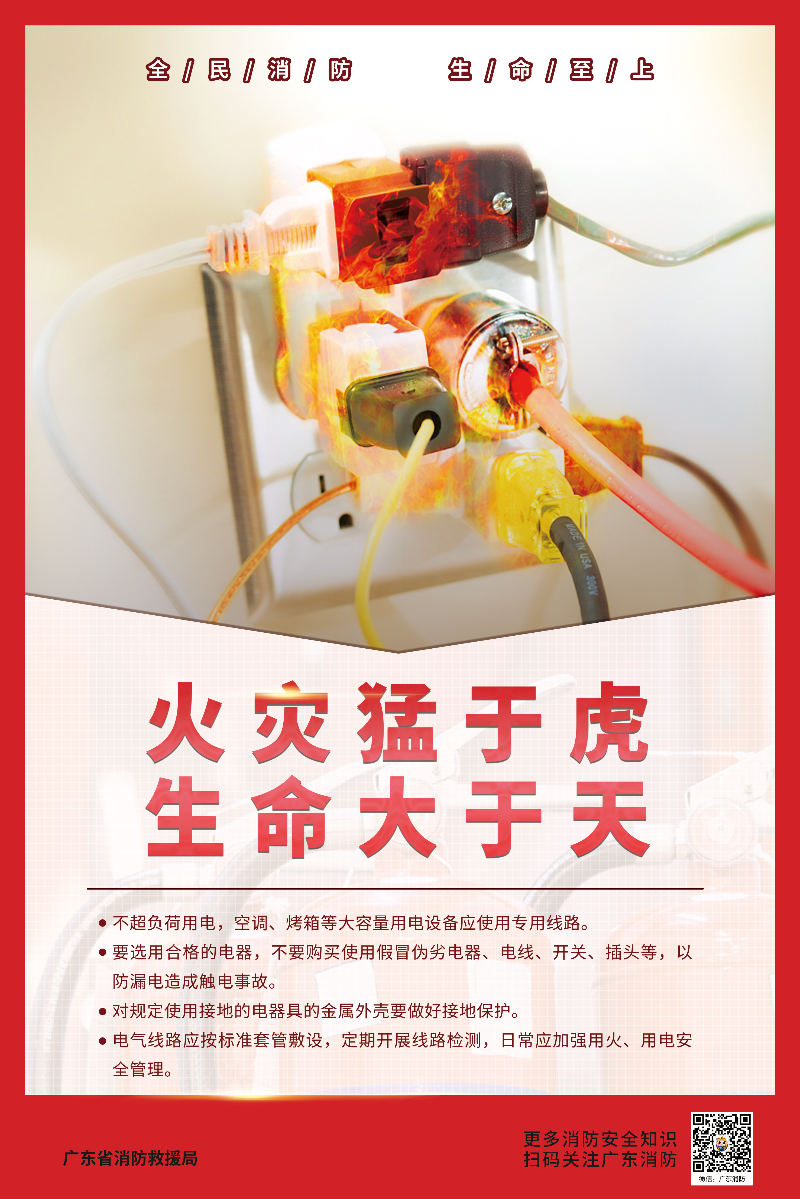 火灾猛如虎 生命大于天