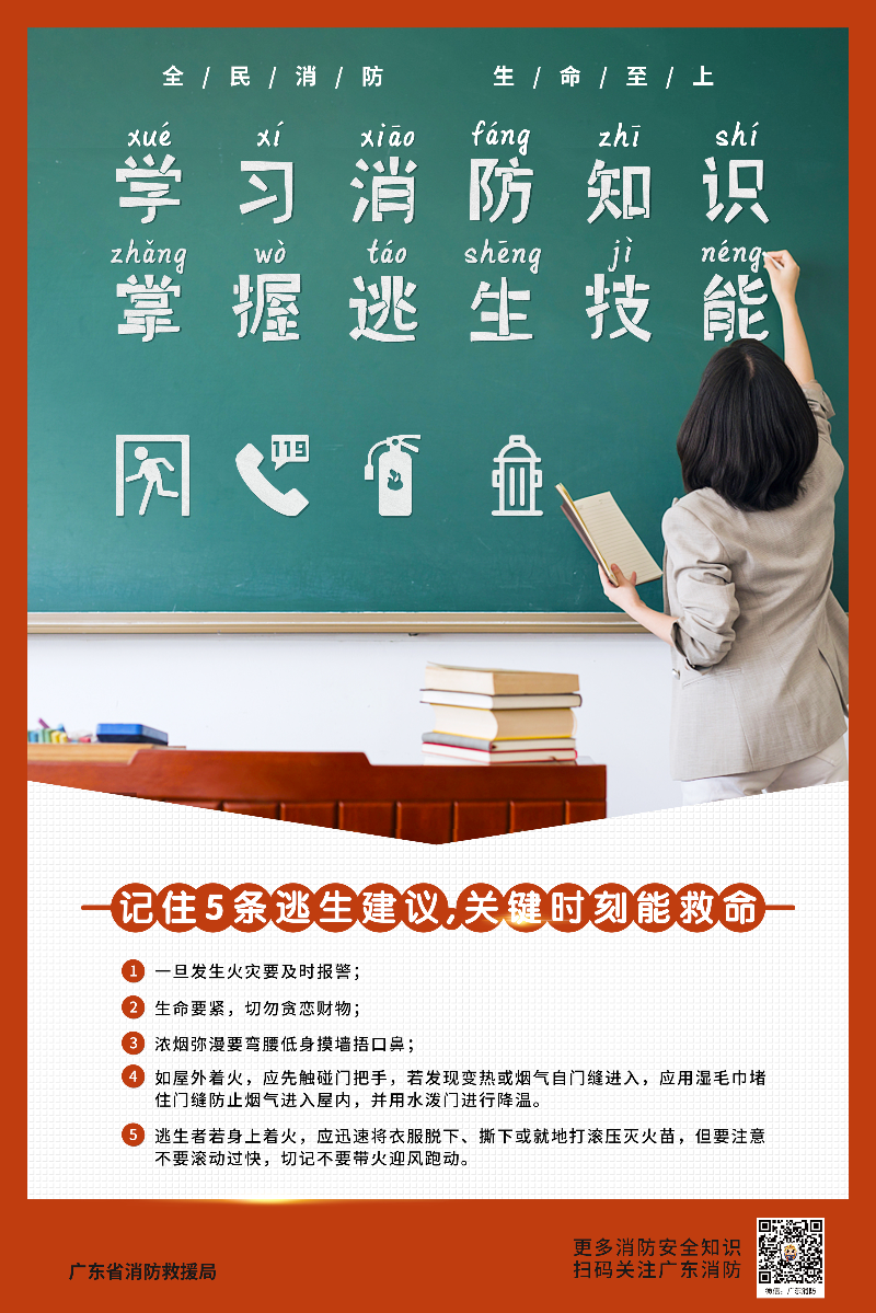 学习消防知识 掌握逃生技能