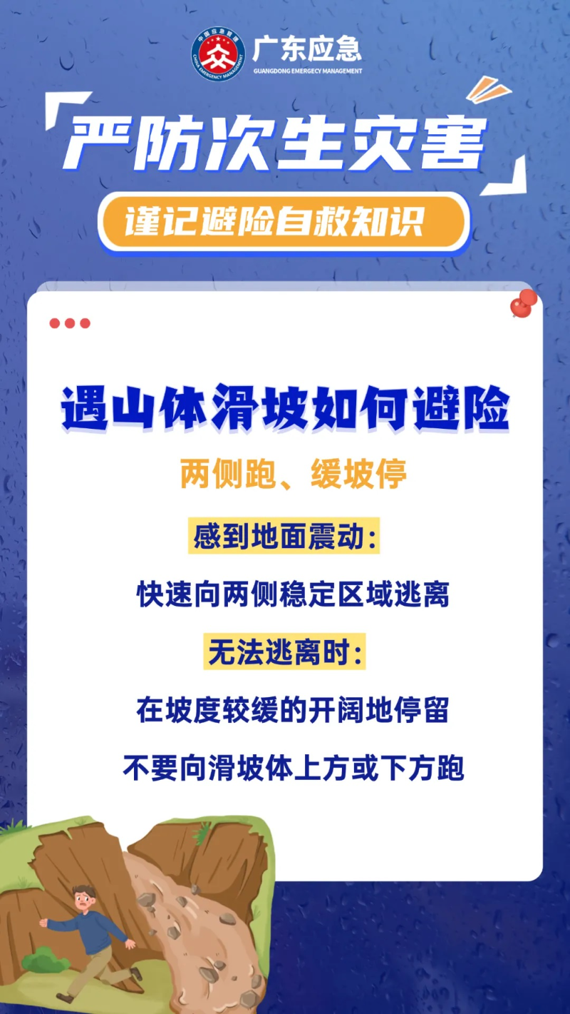 遇山体滑坡如何避险